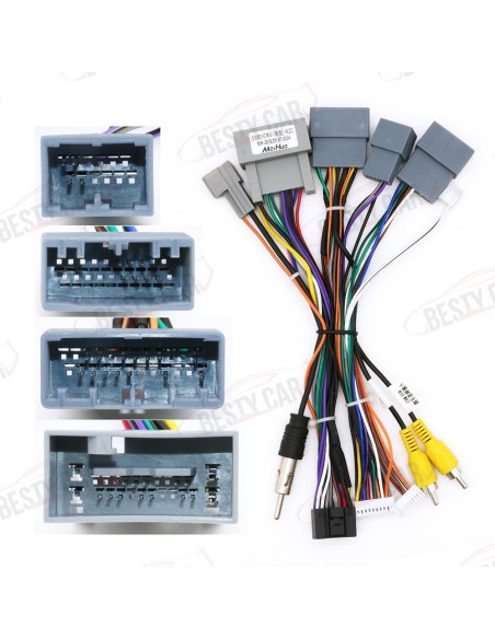 Arnés de Cableado 16 Pines Bestycar para Honda CRV 2012-2016