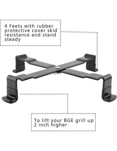 Soporte para Parrilla Big Green Egg Grande - Acero Pesado