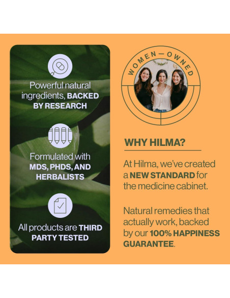 Hilma Alivio de Acidez y Digestión Natural 50 Cápsulas Veganas