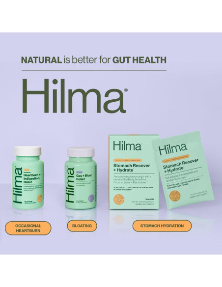 Hilma Alivio de Acidez y Digestión Natural 50 Cápsulas Veganas