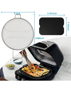 Pantalla de Salpicaduras y Alfombrilla Ninja Foodi 4PCS 2