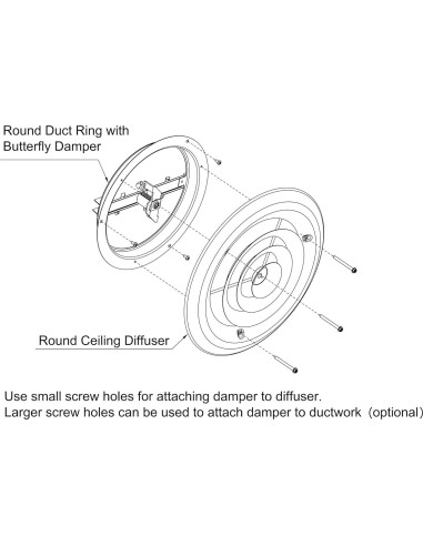 Compensador de Techo Accord Ventilation ABCDBRD08 20.32 cm Marrón