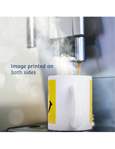 Taza cerámica 3dRose 15 oz cámara vintage marrón rosa