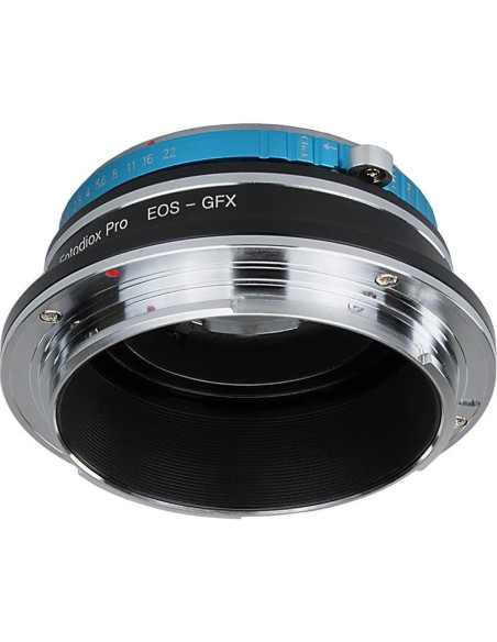 Adaptador Doble Fotodiox Pro DKL a Canon EOS y Fujifilm GFX