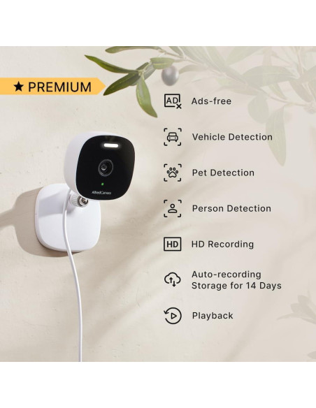 Cámara de Seguridad Inteligente AlfredCam Plus 2.5K WiFi IP65