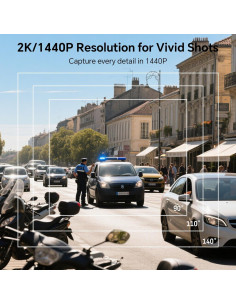 Cámara Corporal BOBLOV D7 2K 128GB Impermeable IP68 2