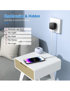 Cargador Cámara Espía LIZVIE 1080P HD WiFi Visión Nocturna 2