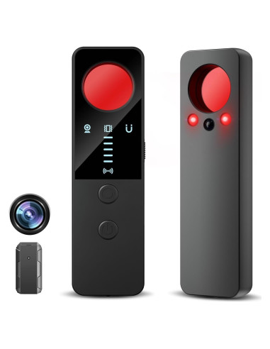 Detector de Cámaras Ocultas DQKK G007-02 - 7 en 1, Negro