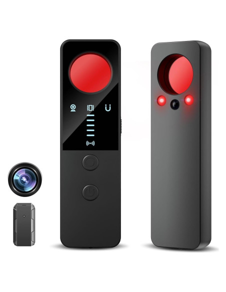 Detector de Cámaras Ocultas DQKK G007-02 - 7 en 1, Negro