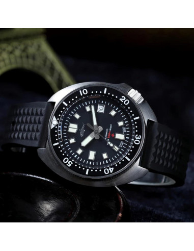 Reloj Automático Heimdallr 44mm Acero Inoxidable Luminiscente