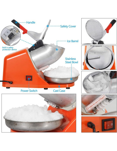 Máquina de Hielo Eléctrica Smartxchoices AO168 65 kg/h 300W