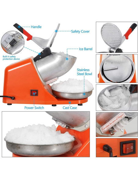 Máquina de Hielo Eléctrica Smartxchoices AO168 65 kg/h 300W