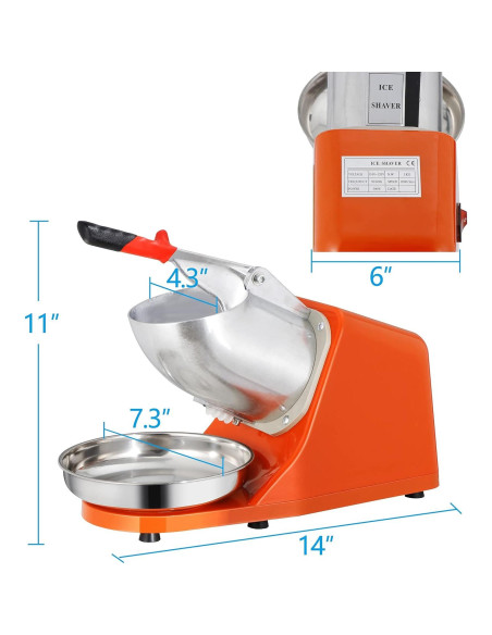 Máquina de Hielo Eléctrica Smartxchoices AO168 65 kg/h 300W