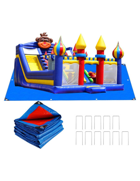 Mat de Rebote Pesado GRETJOB 197x118 cm para Inflables