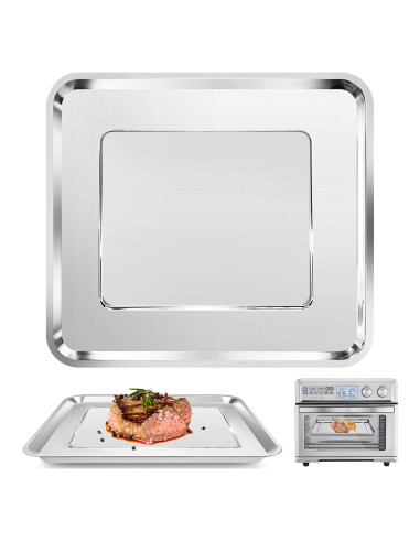 Canasta de Acero Inoxidable para Freidora de Aire Cuisinart TOA 95 - 36.8 x 29.5 cm