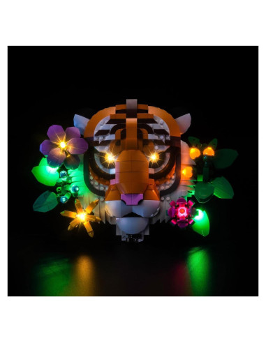 Kit de Iluminación LED LocoLee para LEGO 31217 Tigre