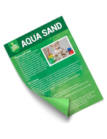 Kit de Ciencia Byncceh Arena Mágica Acuática 3 Piezas