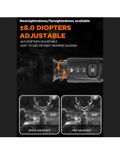 Gafas de Visión Nocturna LKJYBG NV8260 4K HD 8X Zoom 2