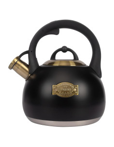 Hervidor de Té LUXGRACE Acero Inoxidable 2.9 Litros Negro