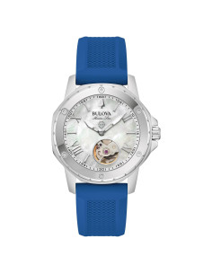 Reloj Automático Dama Bulova Marine Star 96L324 Acero Inoxidable