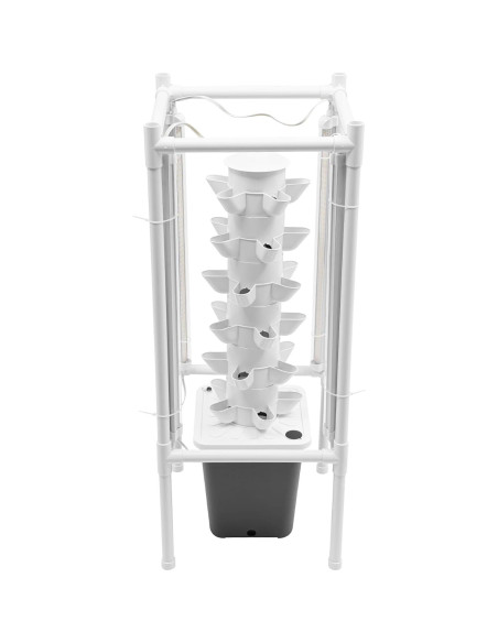 Kit de Cultivo Hidropónico Vertical Lhoehzhu 6 Capas 30 Agujeros