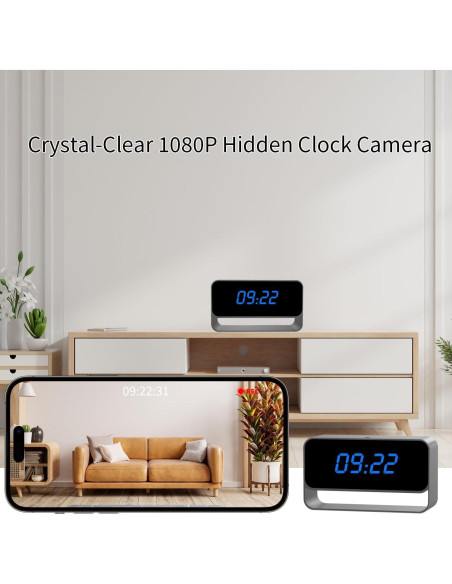 Cámara Reloj LIBREFLY Full HD 1080P con Visión Nocturna