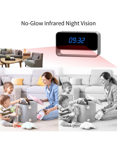 Cámara Reloj LIBREFLY Full HD 1080P con Visión Nocturna