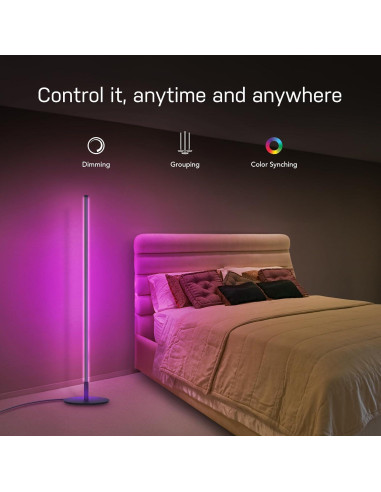 Lámpara de Pie Inteligente Feit Electric 42" RGBW LED WiFi