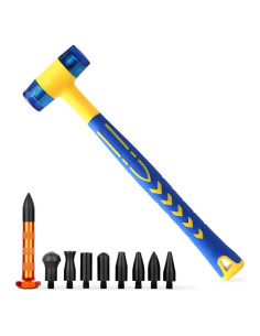 Martillo de Goma Doble Cara LadyRosian con Kit de 9 Puntas