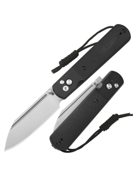 Cuchillo de Camping ARTISANCUTLERY 1875P Holm G10 Negro