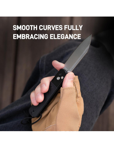 Cuchillo de Camping ARTISANCUTLERY 1875P Holm G10 Negro