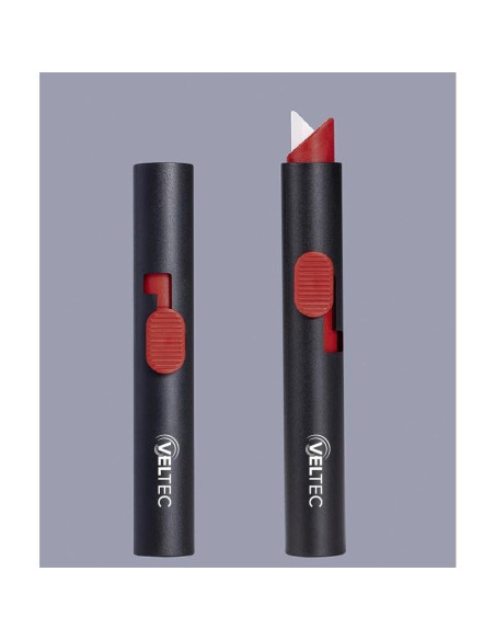 Cortador Utilitario Retráctil Veltec VC90 Cerámico Negro