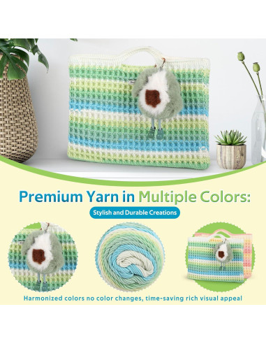 Kit de Crochet CrochEaze para Principiantes con Tutoriales