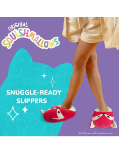 Pantuflas Squishmallows Fifi la Zorra para Niños y Adultos 2