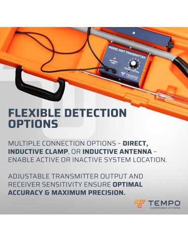 Localizador de Cables Subterráneos Tempo 501 - 2.2 m Profundidad