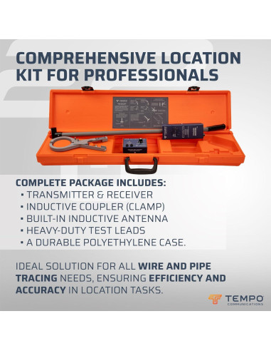 Localizador de Cables Subterráneos Tempo 501 - 2.2 m Profundidad
