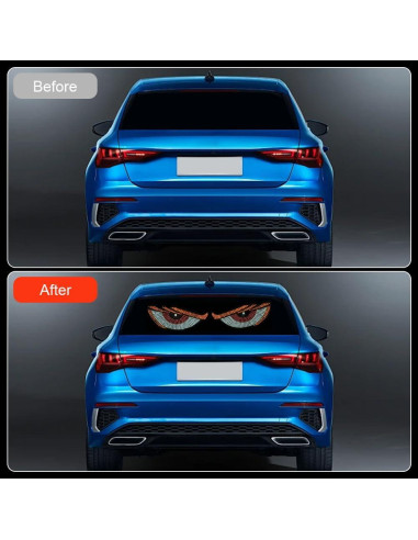 Luces LED Ojos de Diablo LIYISHUO para Autos Azul 11 Modos