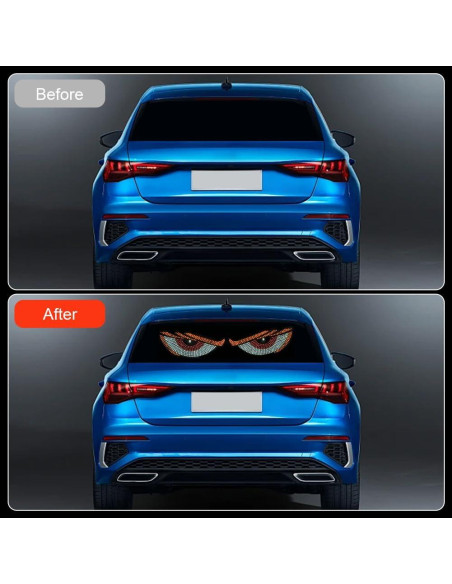 Luces LED Ojos de Diablo LIYISHUO para Autos Azul 11 Modos
