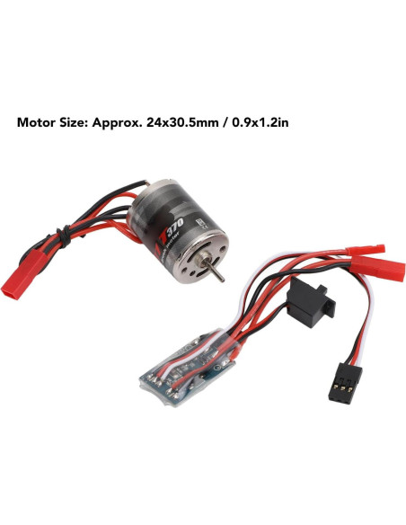 Combo Motor ESC de Escobillas 31T 30A para Coches RC 1/16 1/18