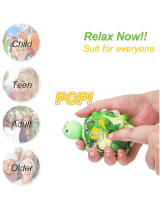 Pelota Antiestrés Anboor Tortuga 12.6 cm Silicona 3D 2