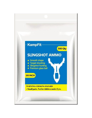 Canicas de vidrio claras KampFit 0.95 cm 500 unidades