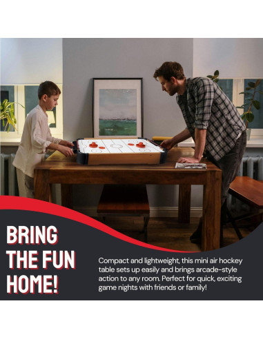 Juego de Hockey de Aire de Mesa Tradeopia 50.8x30.5cm 2 Jugadores