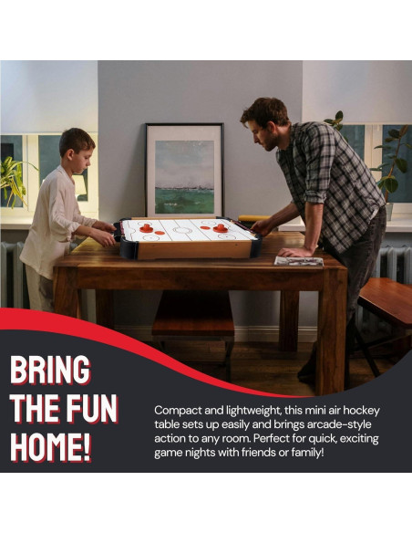 Juego de Hockey de Aire de Mesa Tradeopia 50.8x30.5cm 2 Jugadores