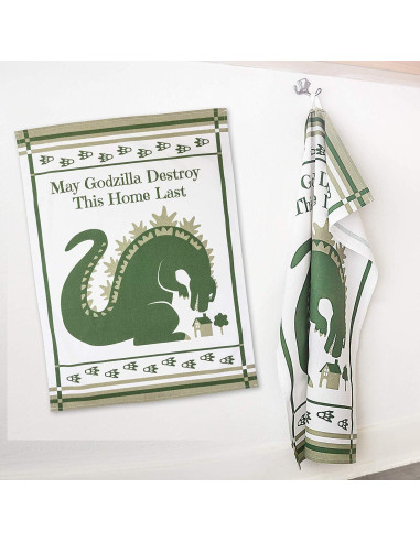 Paño de Cocina Godzilla 50x70 cm Algodón Reutilizable GetDigital