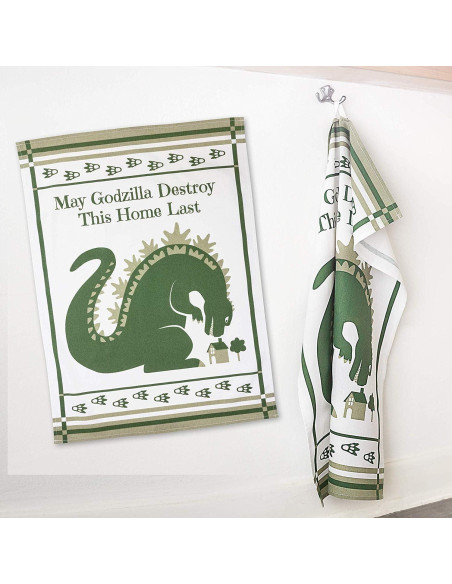 Paño de Cocina Godzilla 50x70 cm Algodón Reutilizable GetDigital