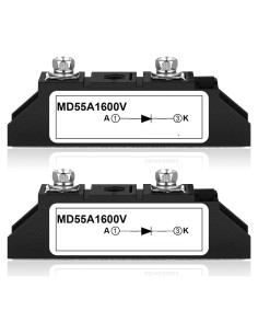 Diodo Solar Yexiya MD 55A-16, 2 Pcs, 1600V, 50A, Anti Inverso