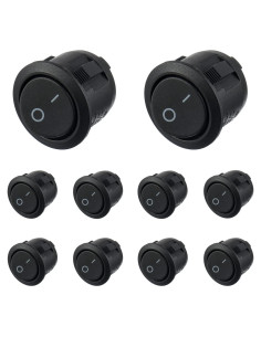 Interruptor Rocker KCD1 10A 125V AC 6A 250V AC 2 Pines