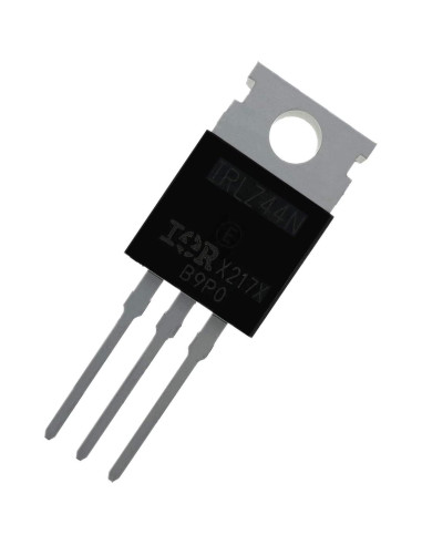 5 Piezas Transistor MOSFET N-Canal IRLZ44N 55V 47A TO-220