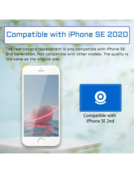Cámara Principal Trasera Reemplazo para iPhone SE 2020 12MP
