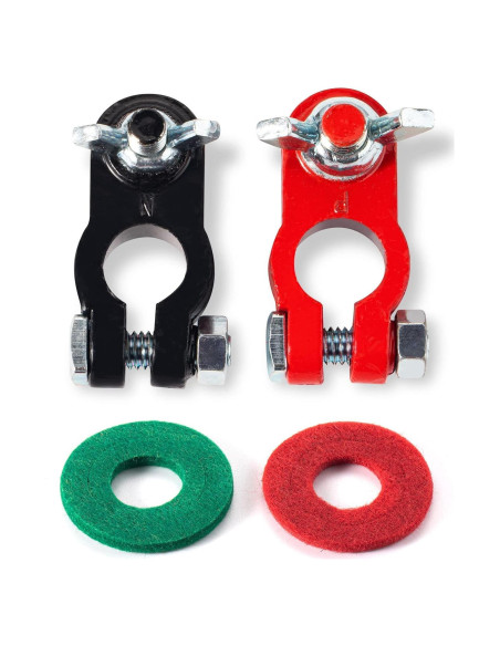 Kit de Terminales de Batería Universales Hanaiette 12V - Anticorrosión